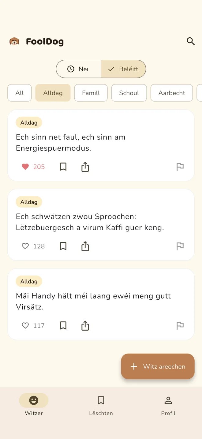 Fann däin Liiblings-Thema.