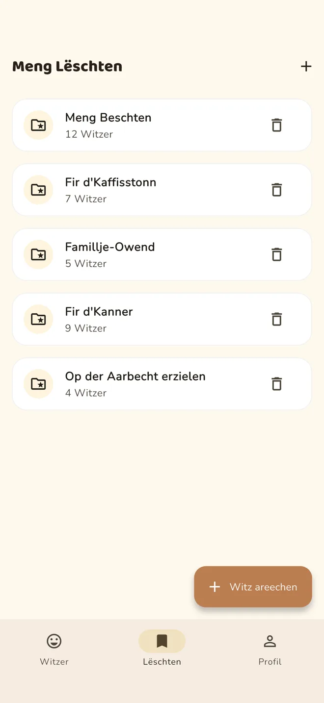 Späicher deng Beschten.