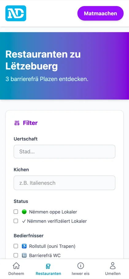 Restauranten zu Lëtzebuerg